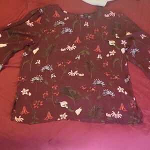 Floral Long Sleeve Top